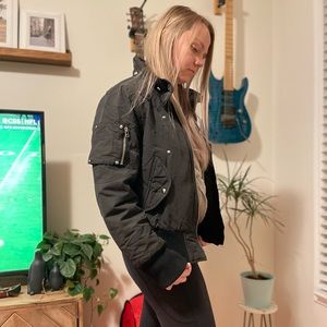 Genuine Moose Knuckles Bomber Jacket - Black